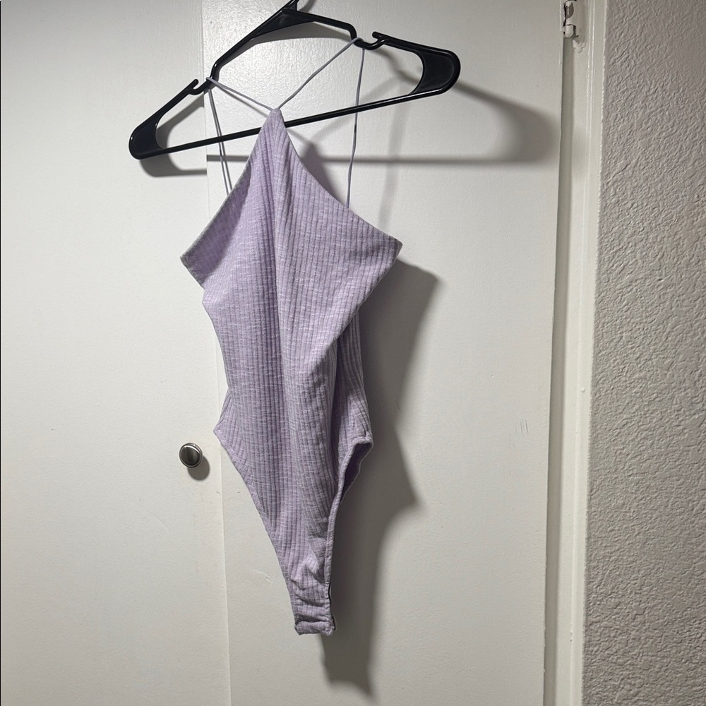 Lavender Halter Bodysuit